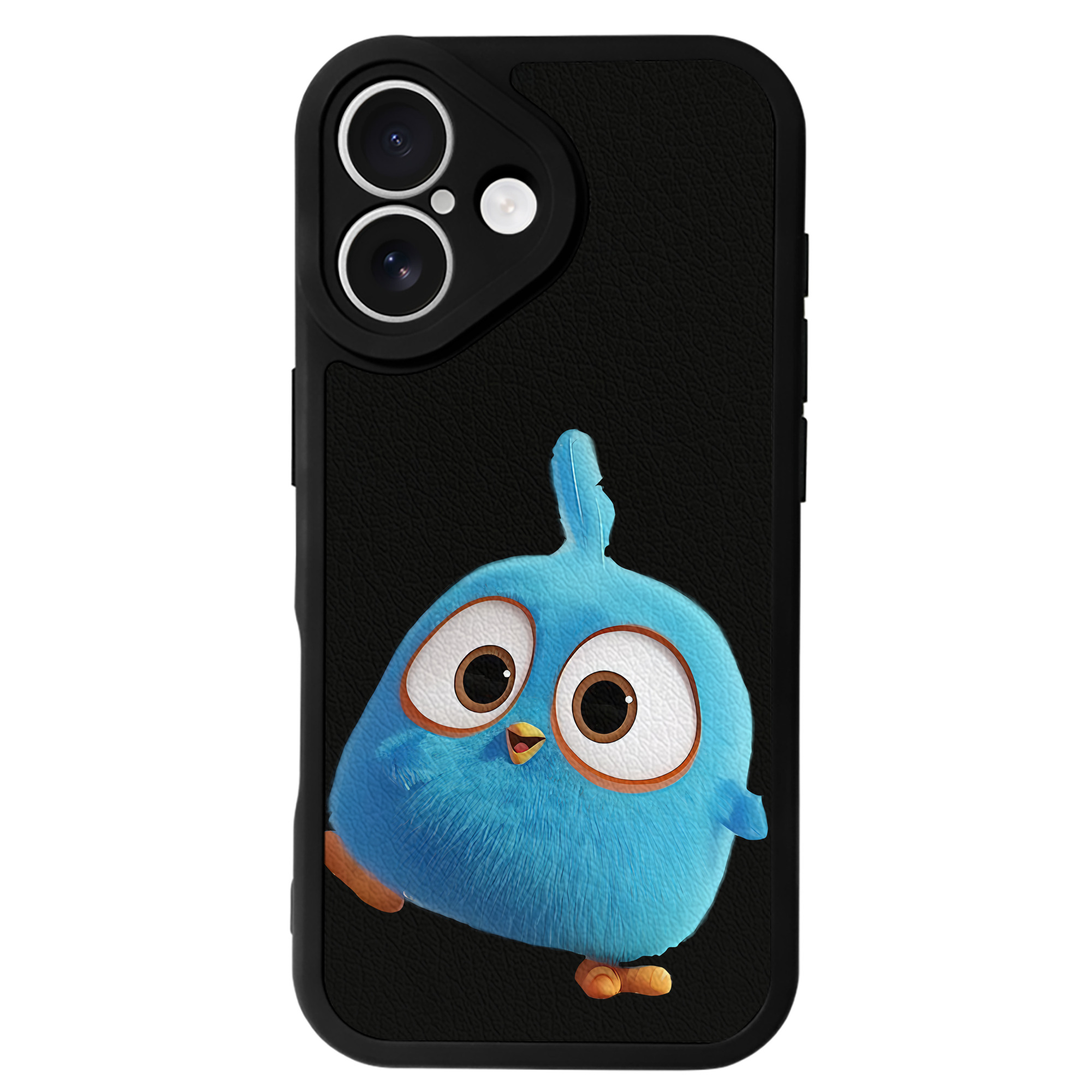 （画像用） Angry Birds アングリーバード 【iPhone 16シリーズ対応】シリコンスマホケース（レザー調） 材質：シリコン